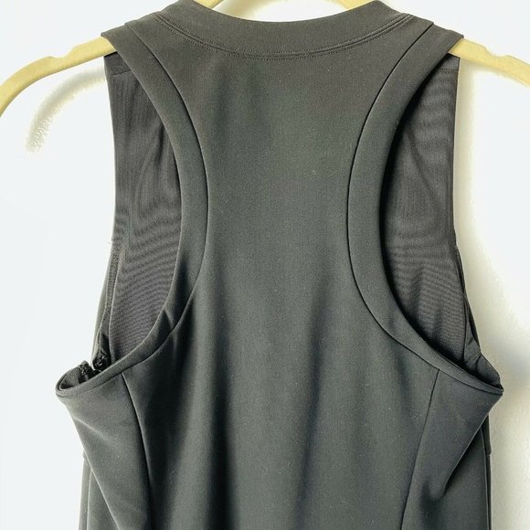 Athleta Athletic Dress Racer Back Built-In Bra Sleeveless Black Women Size 2 - Picture 7 of 11